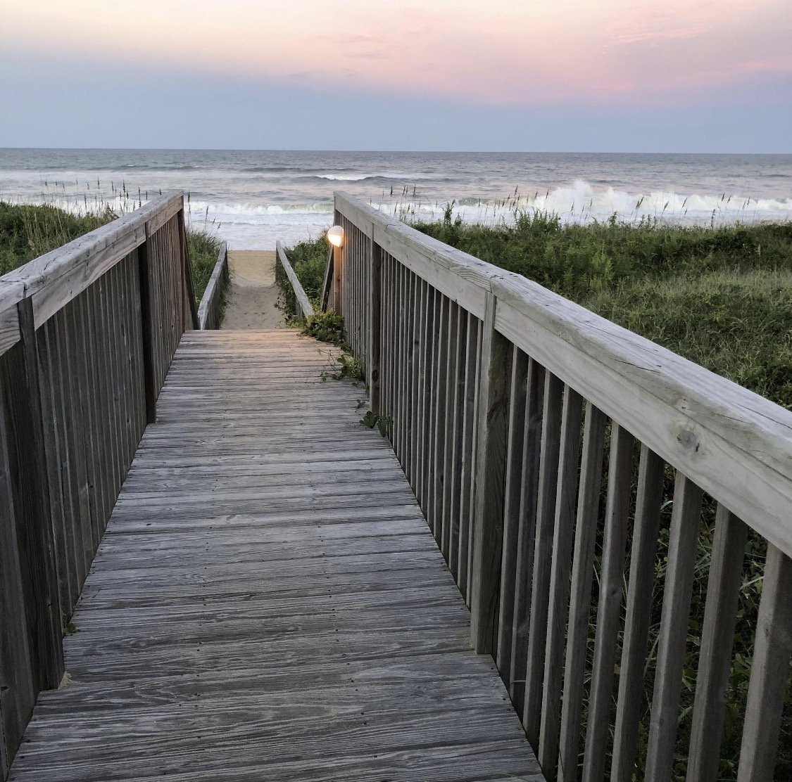 Private walkway to the beach