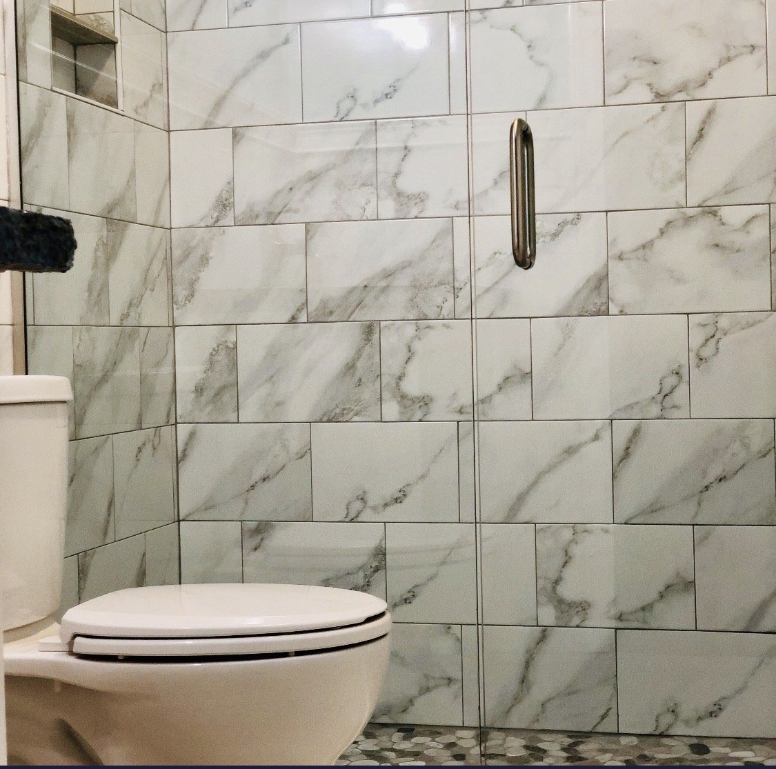 Bathroom with walk-in shower